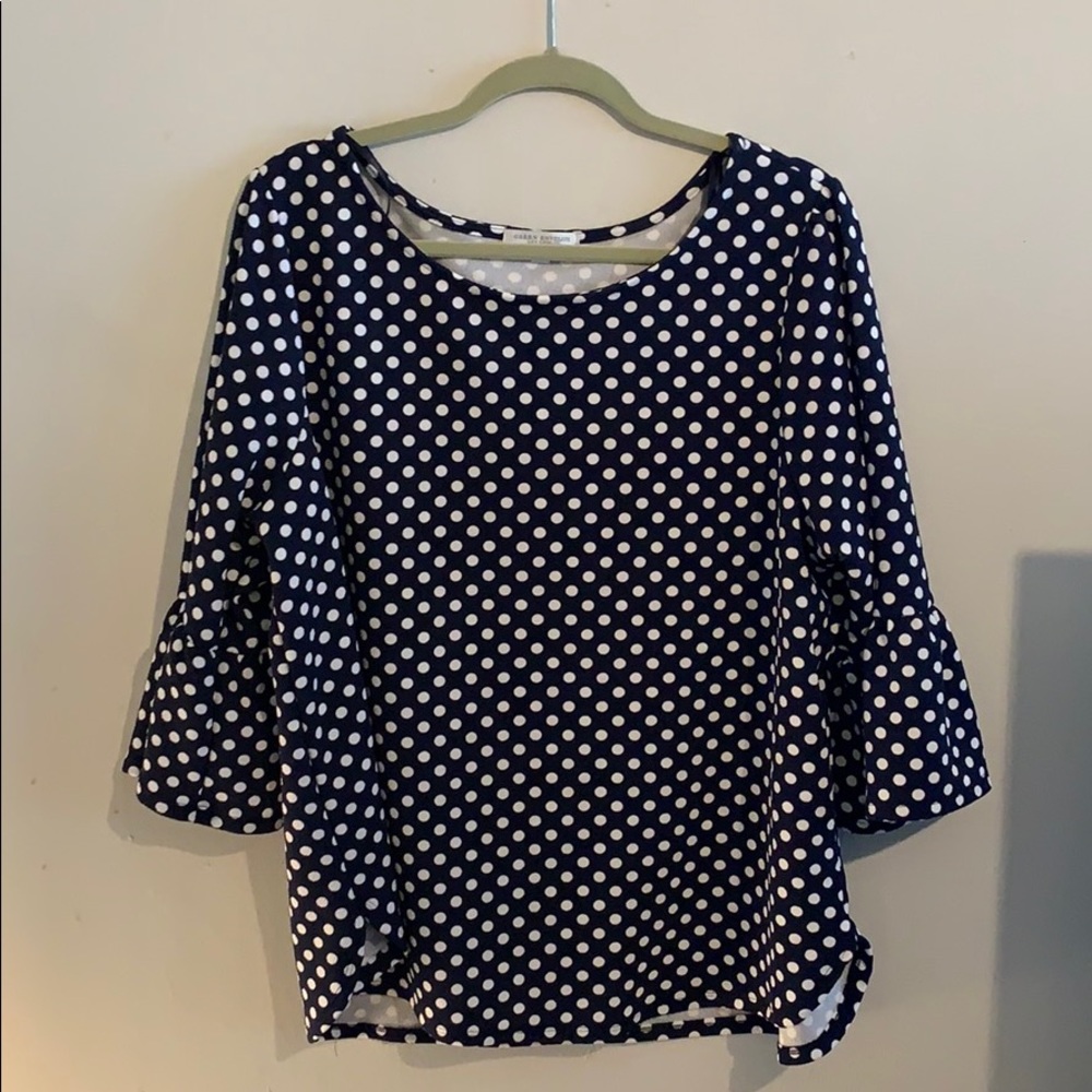 NWOT Green Envelope Bell Sleeve Top